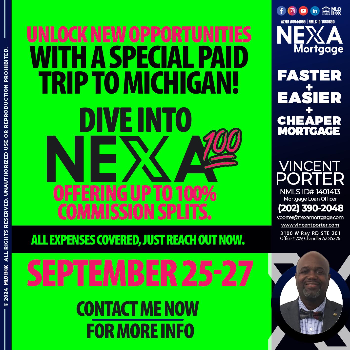 NEXA 100 - Vincent Porter -Mortgage Loan Officer