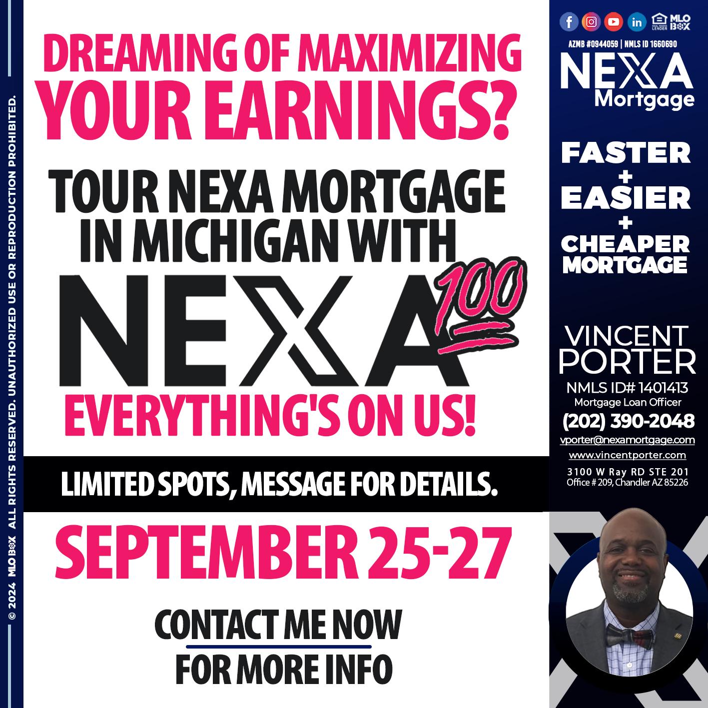 NEXA 100 - Vincent Porter -Mortgage Loan Officer