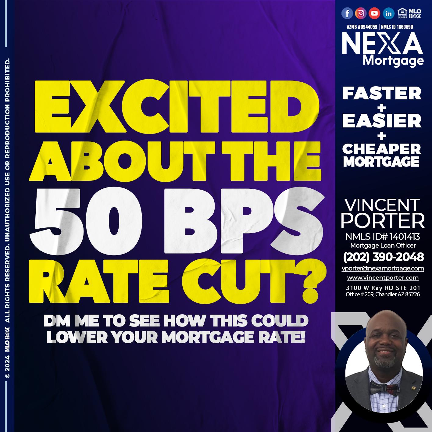 EXCITED - Vincent Porter -Mortgage Loan Officer