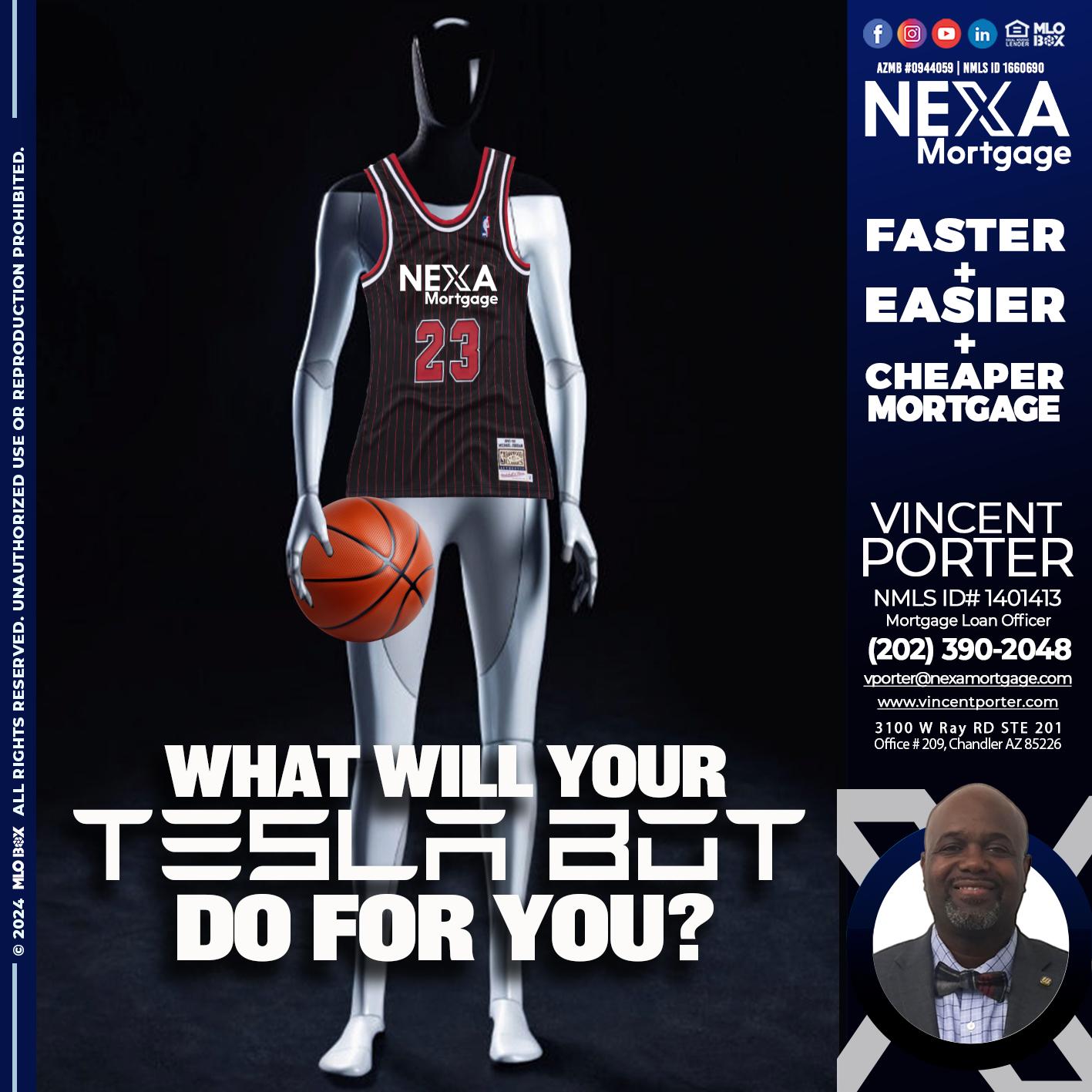 WHAT WILL YOUR - Vincent Porter -Mortgage Loan Officer