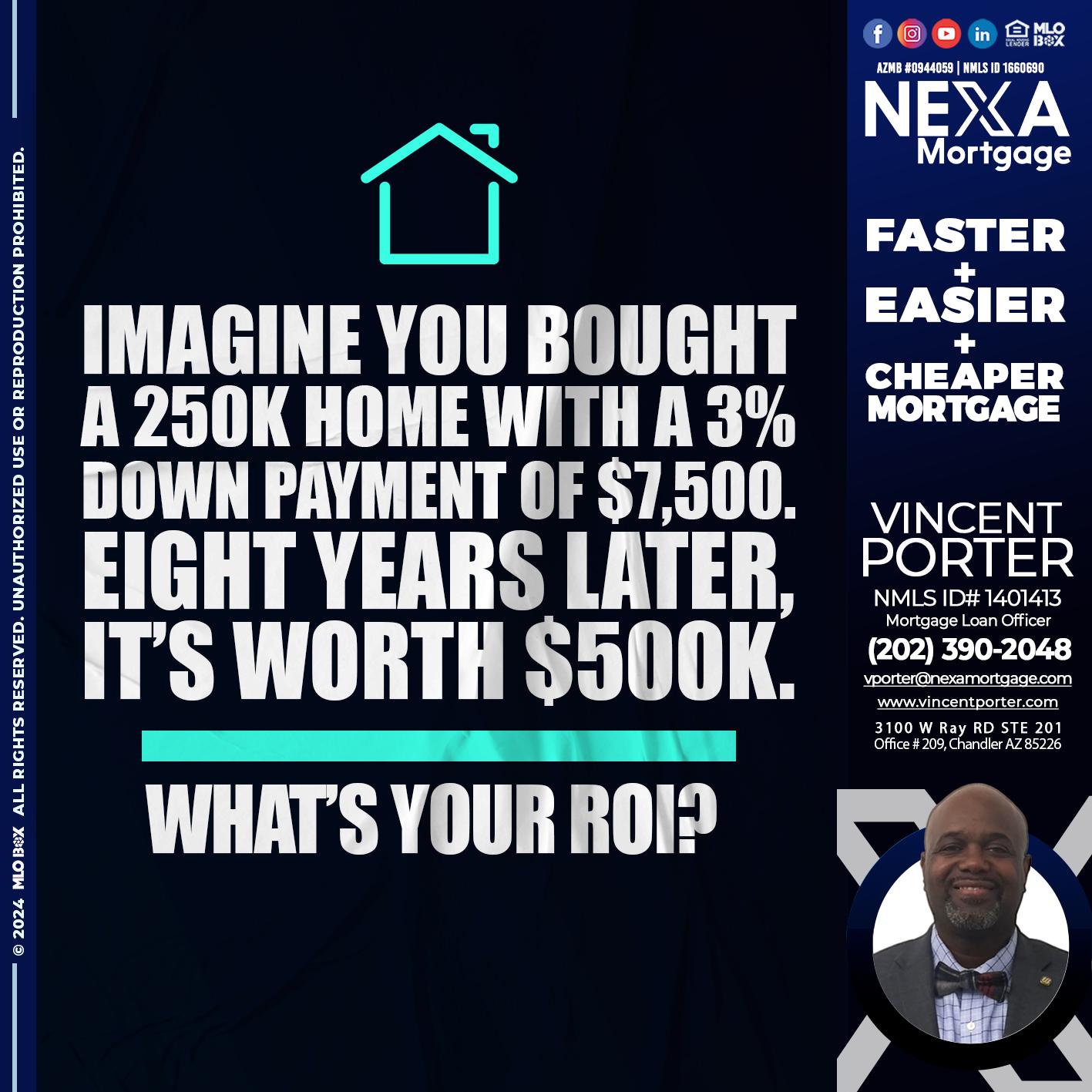 IMAGINE YOU BOUGHT - Vincent Porter -Mortgage Loan Officer