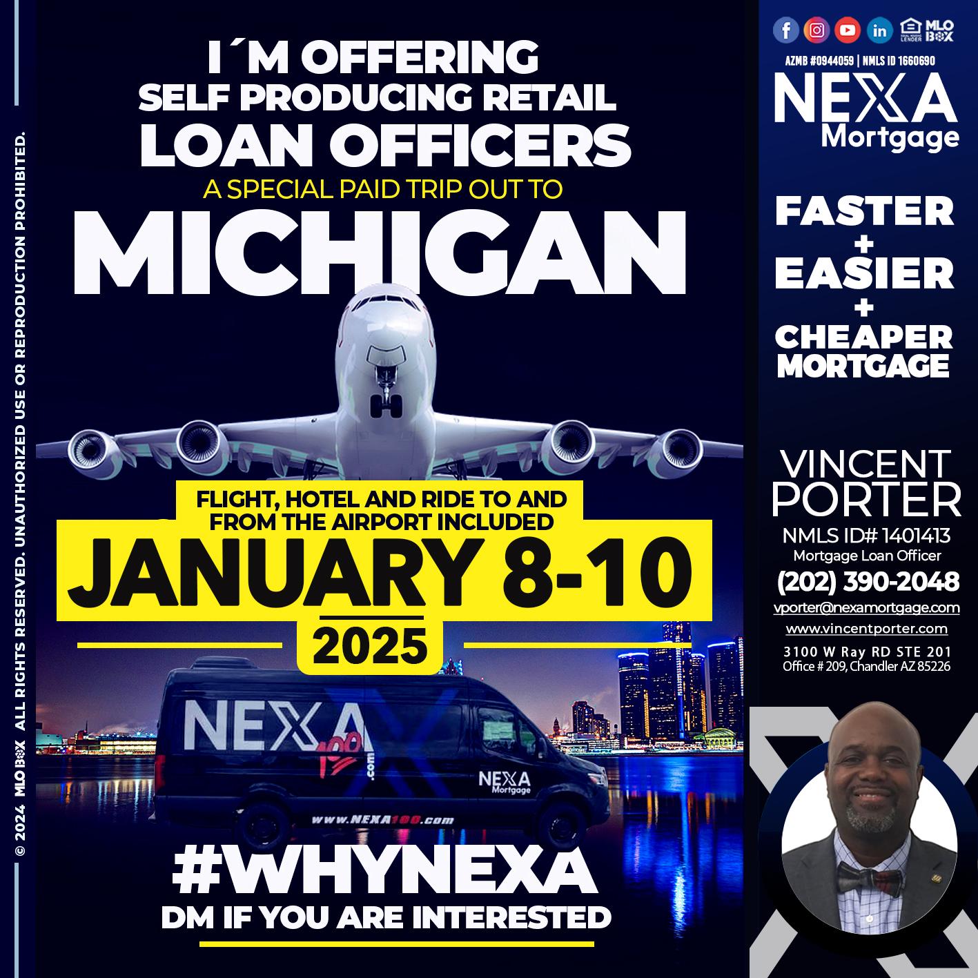 michigan trip - Vincent Porter -Mortgage Loan Officer