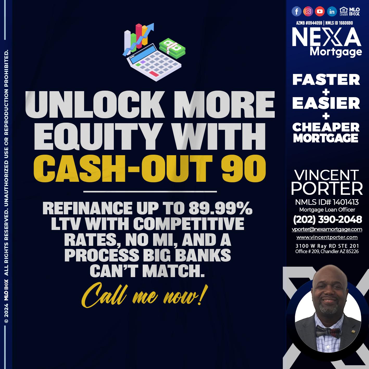 UNLOCK MORE - Vincent Porter -Mortgage Loan Officer