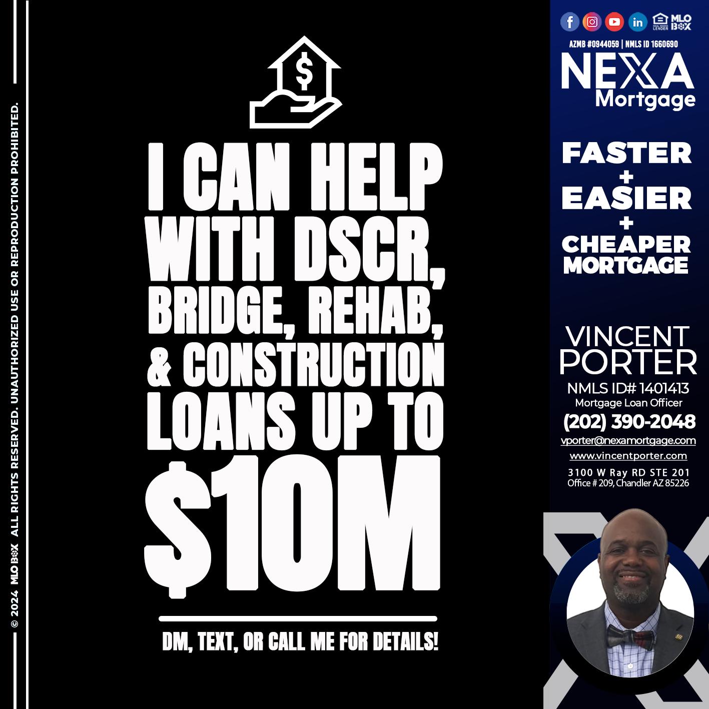 I CAN HELP - Vincent Porter -Mortgage Loan Officer