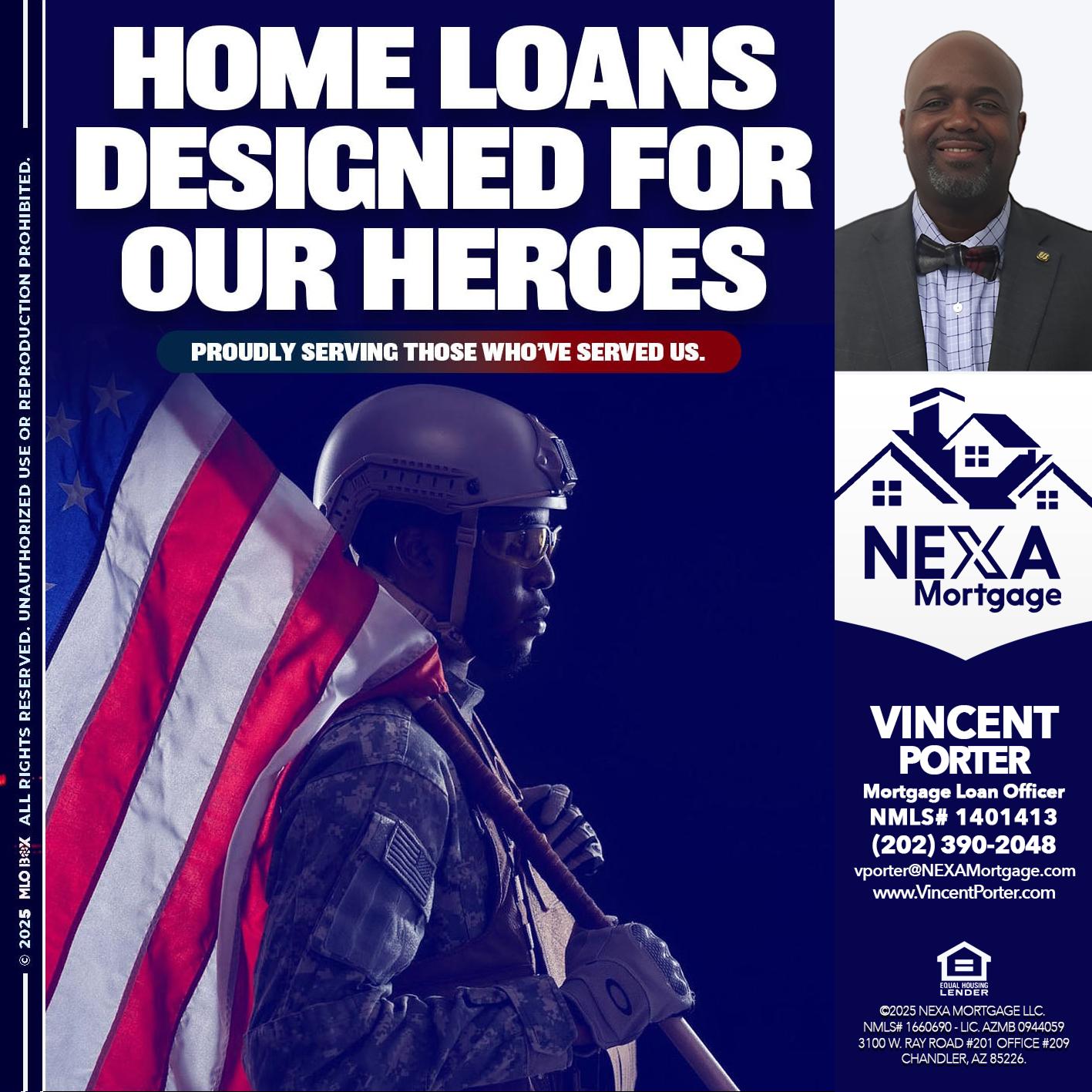 home loans - Vincent Porter -Mortgage Loan Officer