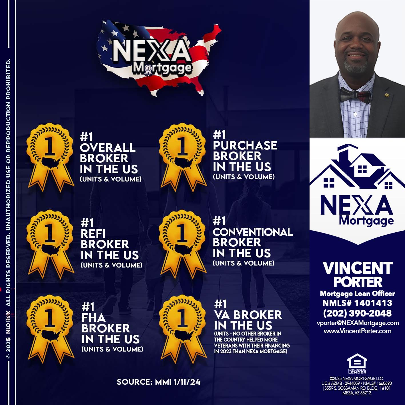 #1 - Vincent Porter -Mortgage Loan Officer