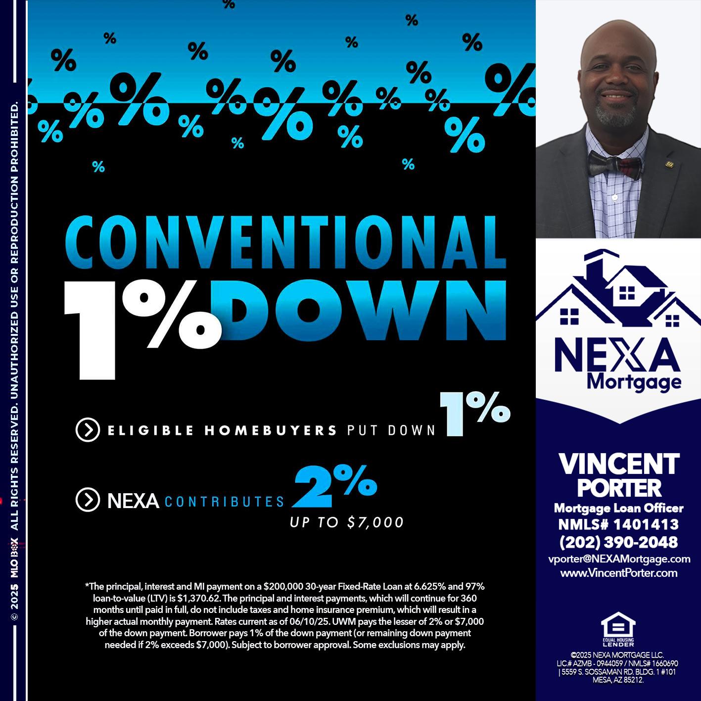conventional - Vincent Porter -Mortgage Loan Officer