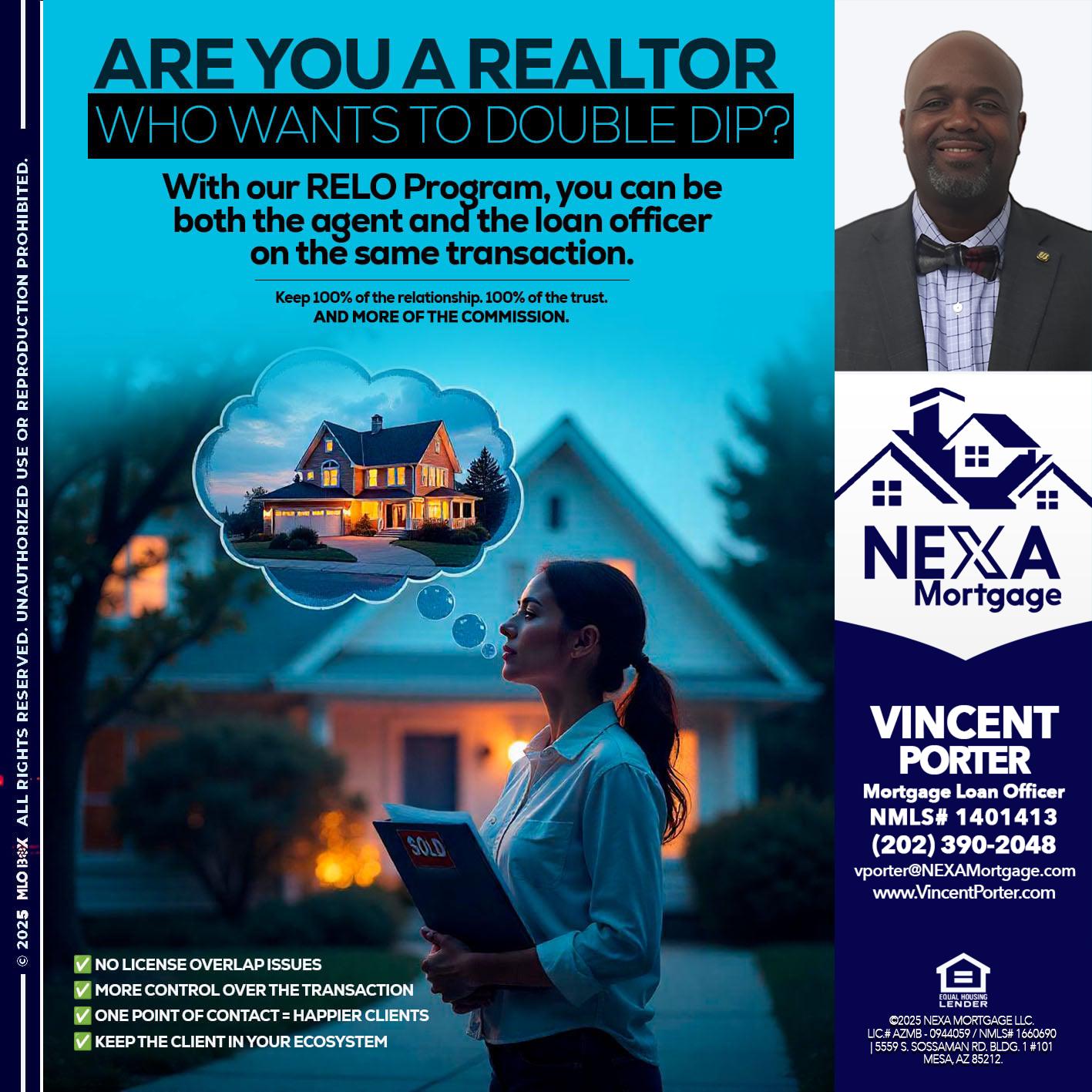 Are you a Realtor? - Vincent Porter -Mortgage Loan Officer