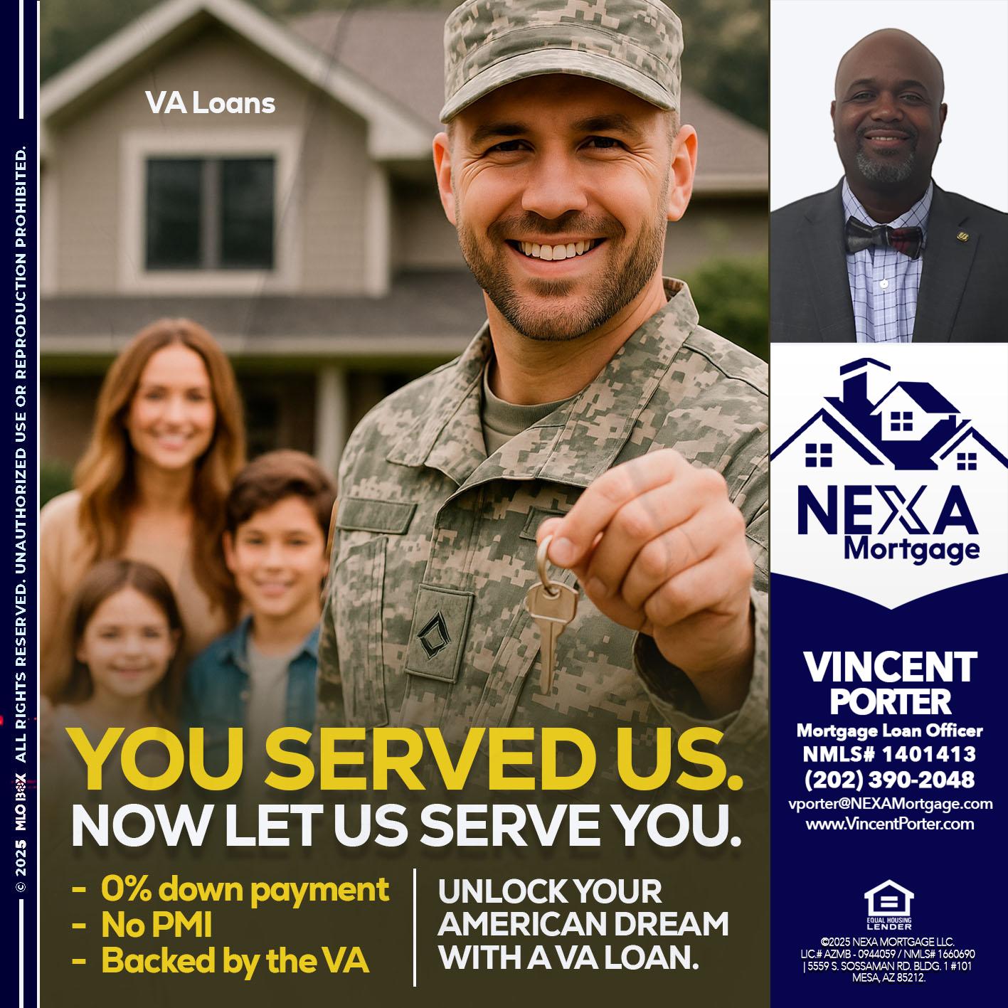 YOU DESERVED - Vincent Porter -Mortgage Loan Officer