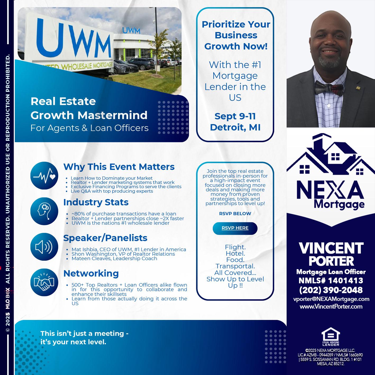 DETROIT TRIP - Vincent Porter -Mortgage Loan Officer