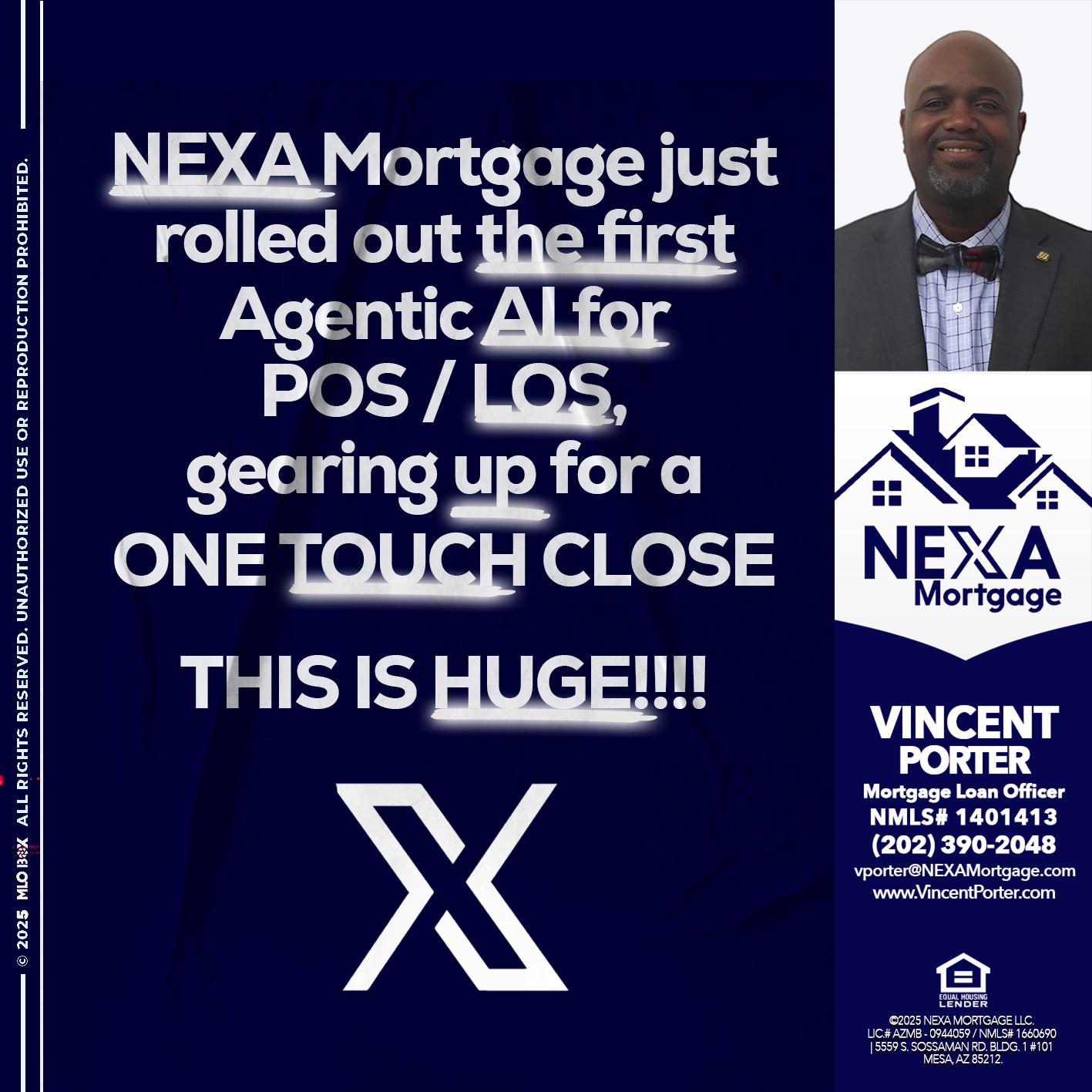 NEXA MORTGAGE - Vincent Porter -Mortgage Loan Officer