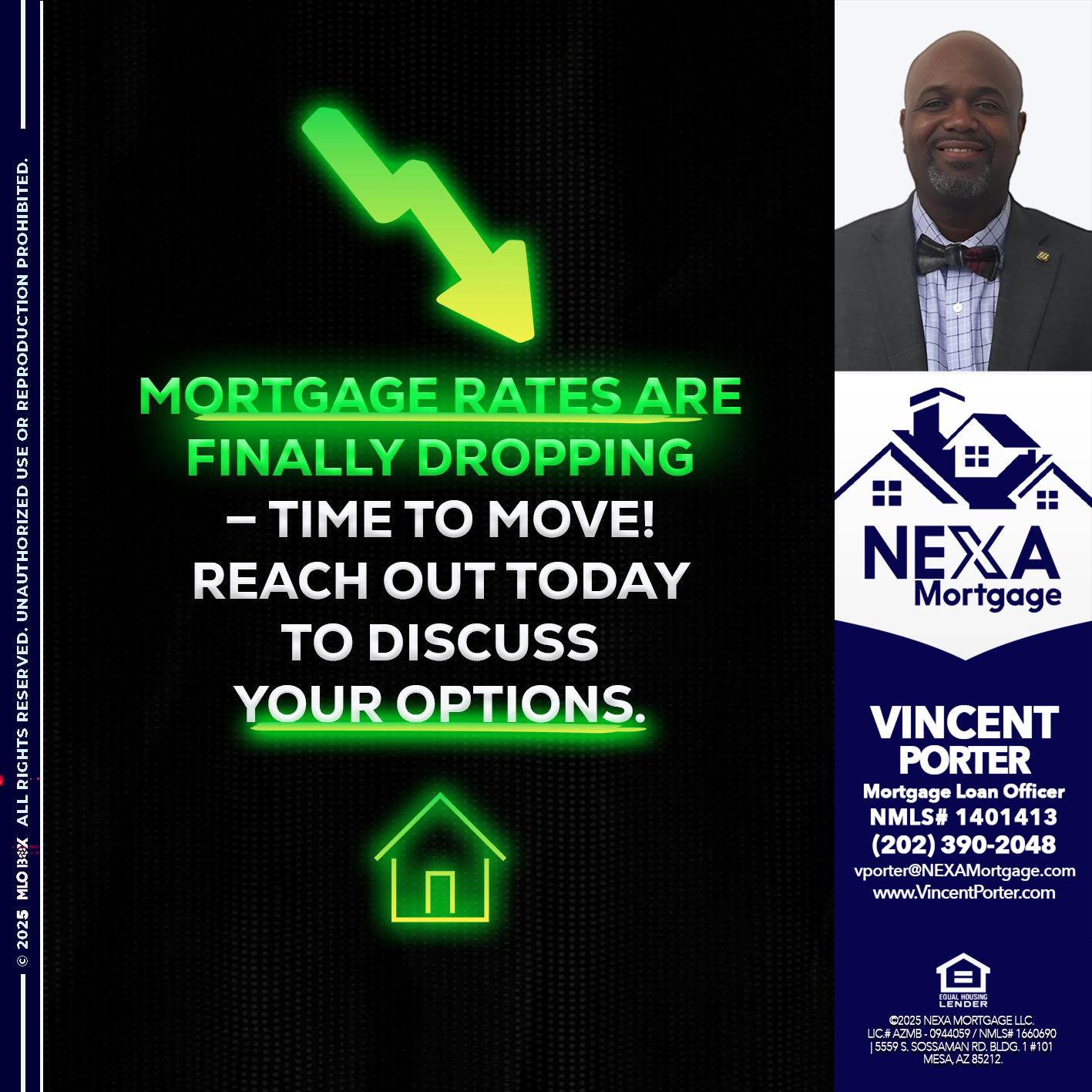 MORTGAGE RATES - Vincent Porter -Mortgage Loan Officer