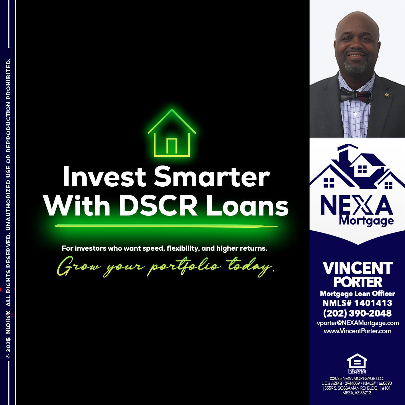 invest smarter - Vincent Porter -Mortgage Loan Officer