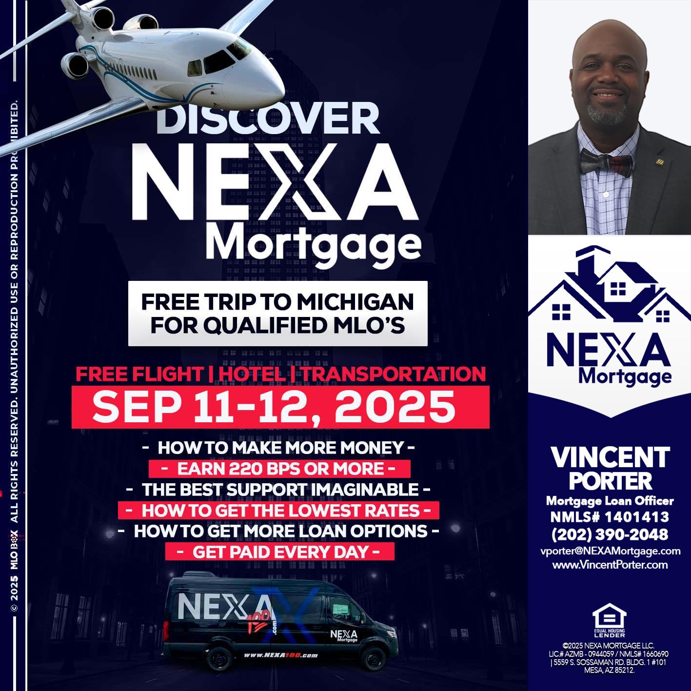DISCOVER NEXA MORTGAGE - Vincent Porter -Mortgage Loan Officer