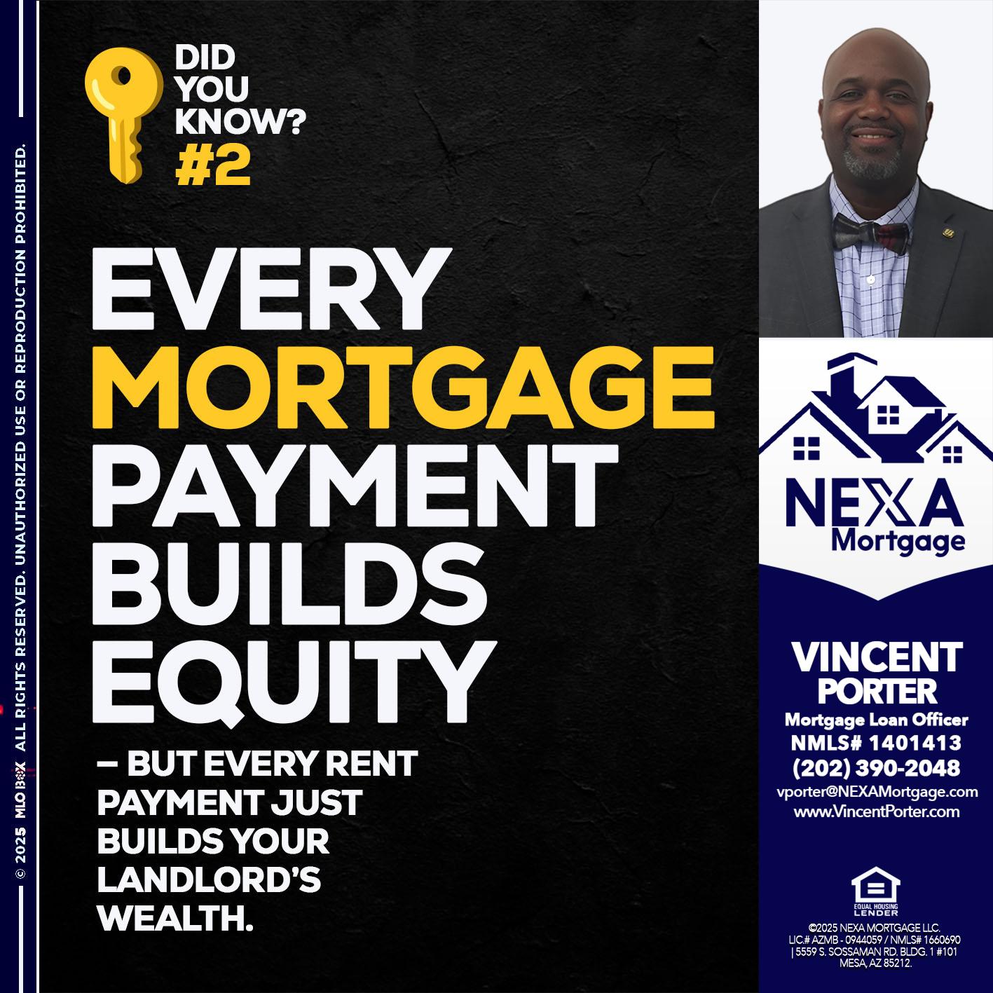 DID YOU KNOW? - Vincent Porter -Mortgage Loan Officer