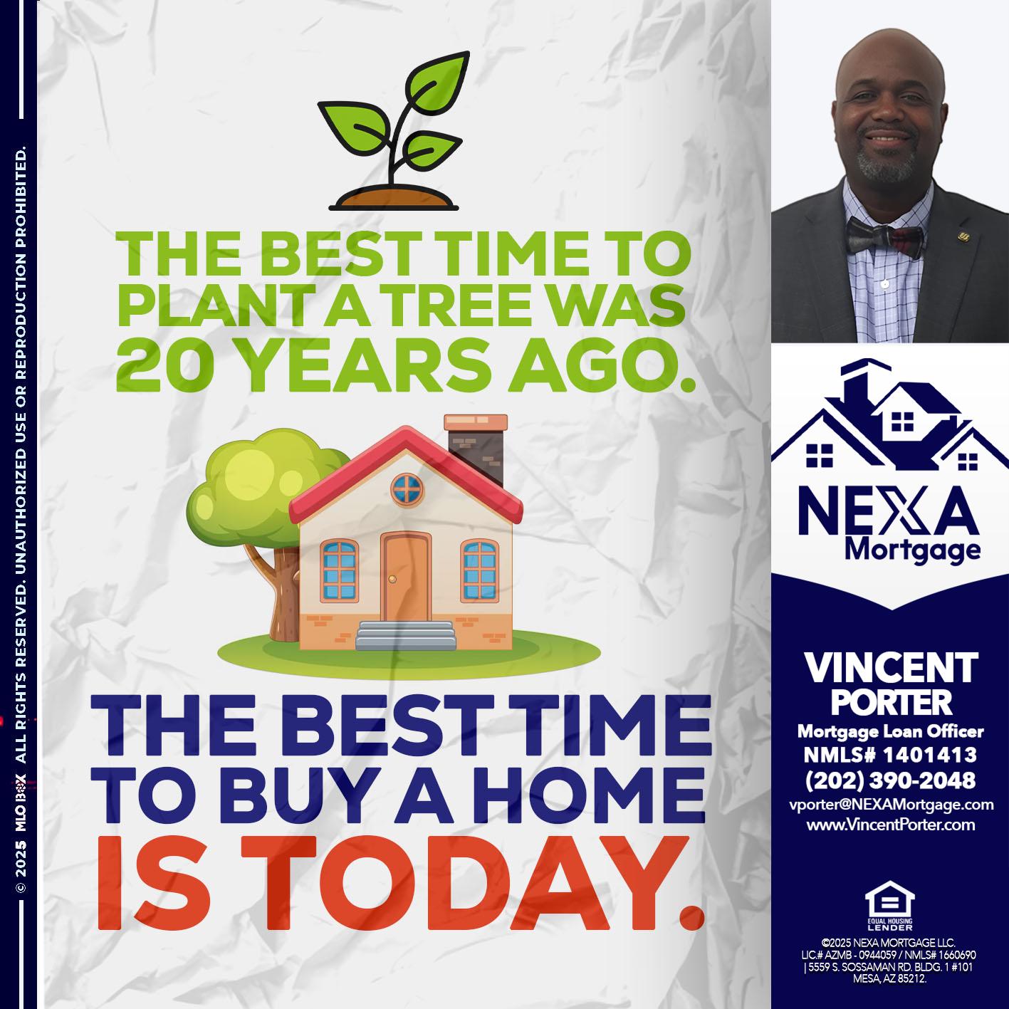 BEST TIME TO - Vincent Porter -Mortgage Loan Officer