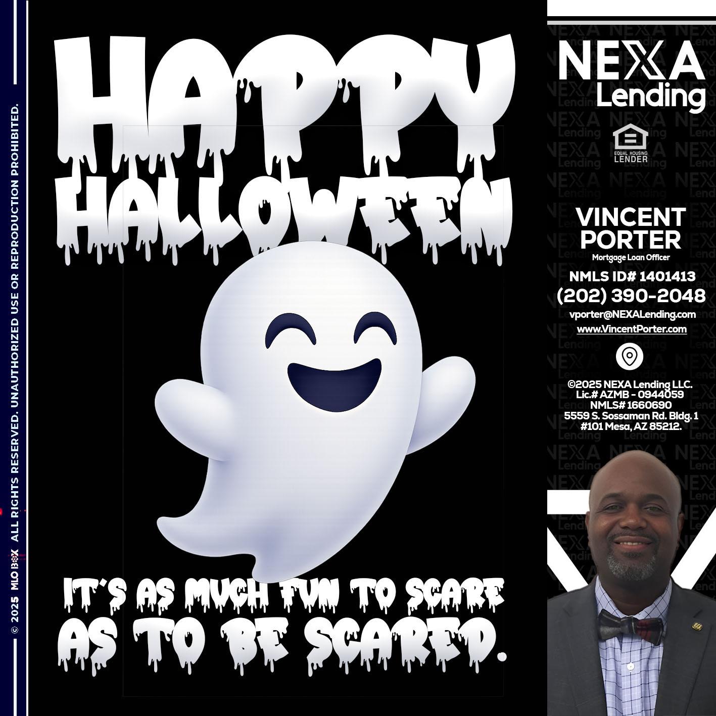 HAPPY HALLOWEEN - Vincent Porter -Mortgage Loan Officer