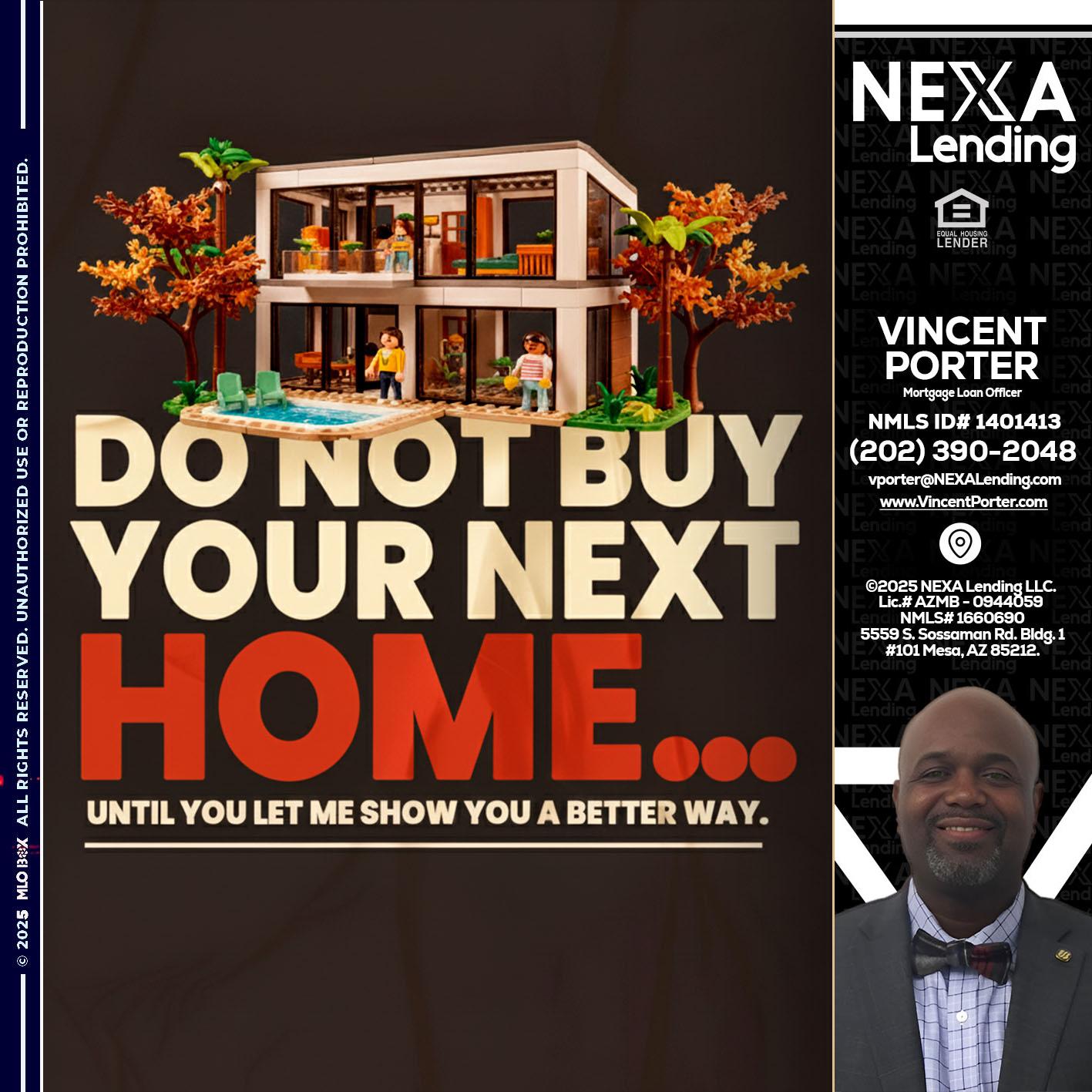 DO NOT BUY - Vincent Porter -Mortgage Loan Officer