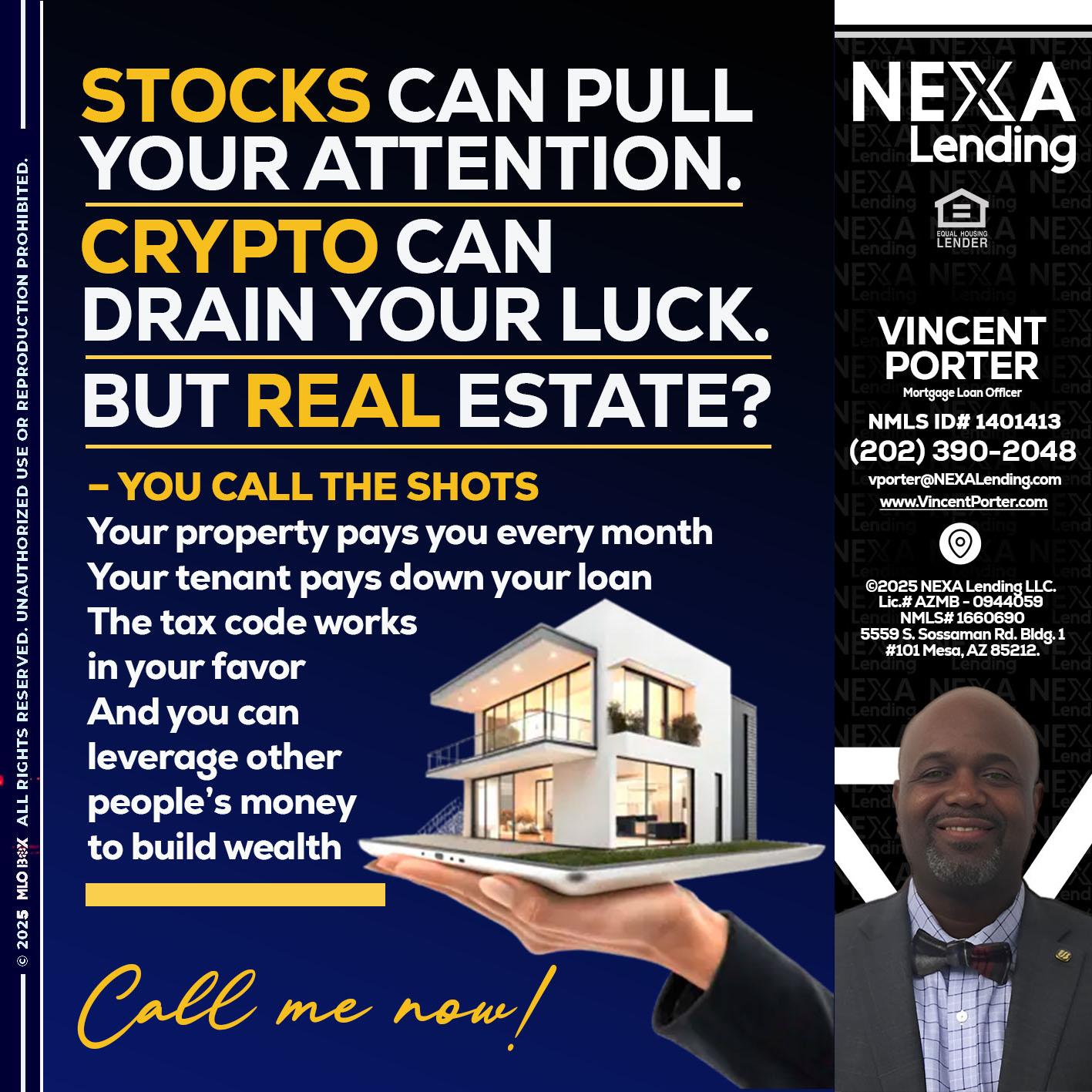 STOCK YOUR - Vincent Porter -Mortgage Loan Officer