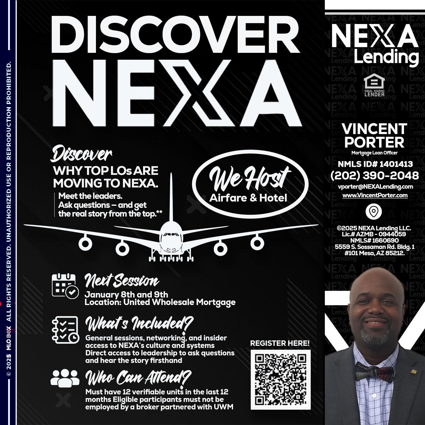 DISCOVER NEXA - Vincent Porter -Mortgage Loan Officer