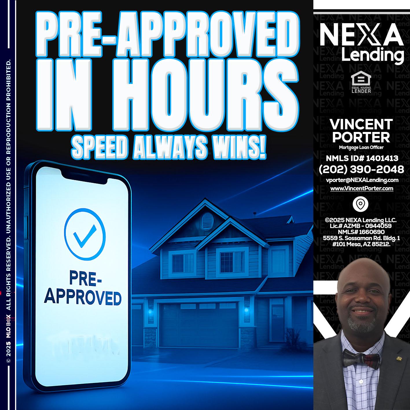 PRE - Vincent Porter -Mortgage Loan Officer