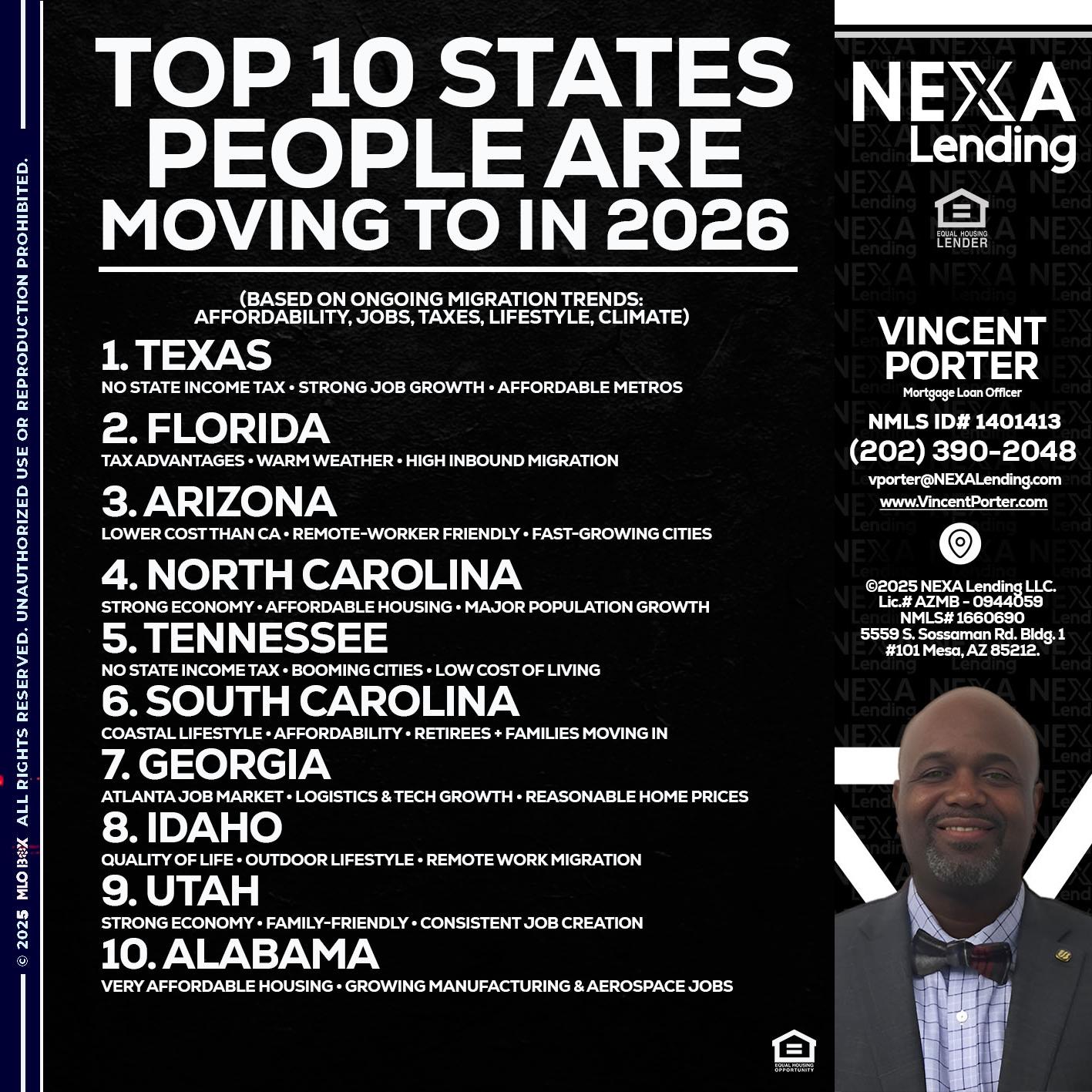 top 10 - Vincent Porter -Mortgage Loan Officer