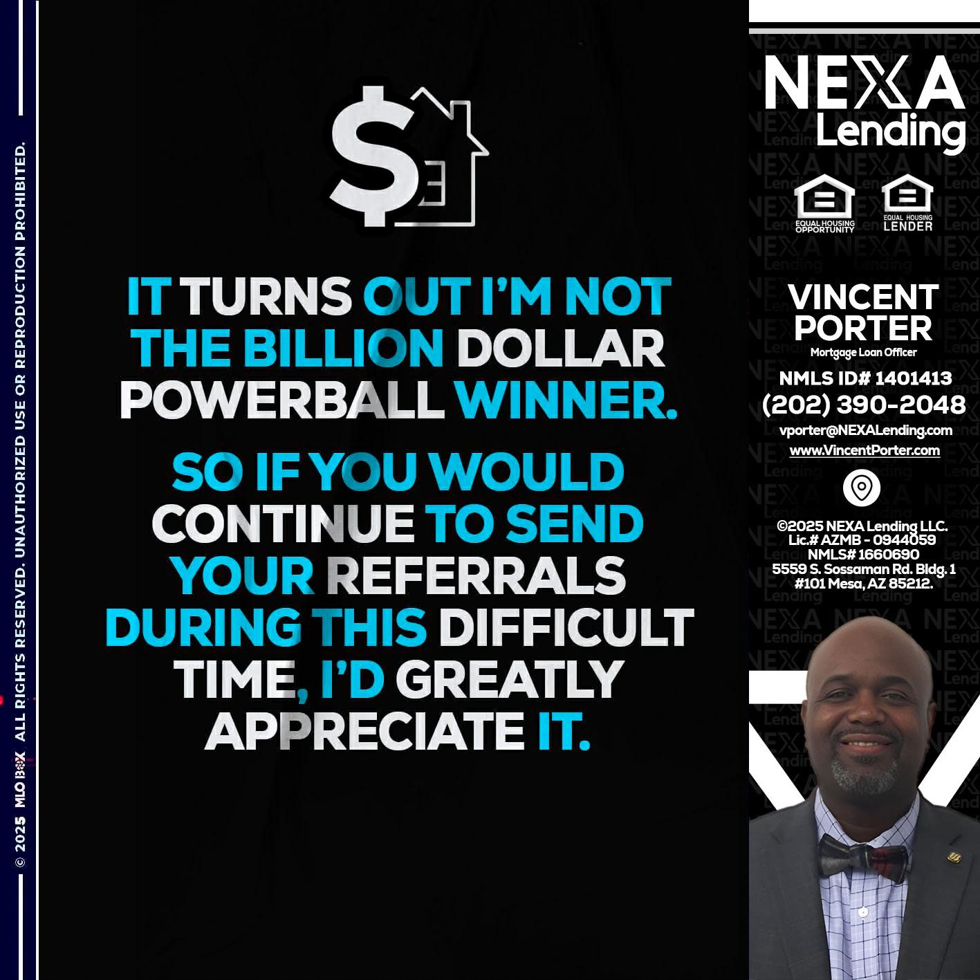 IT TURNS - Vincent Porter -Mortgage Loan Officer