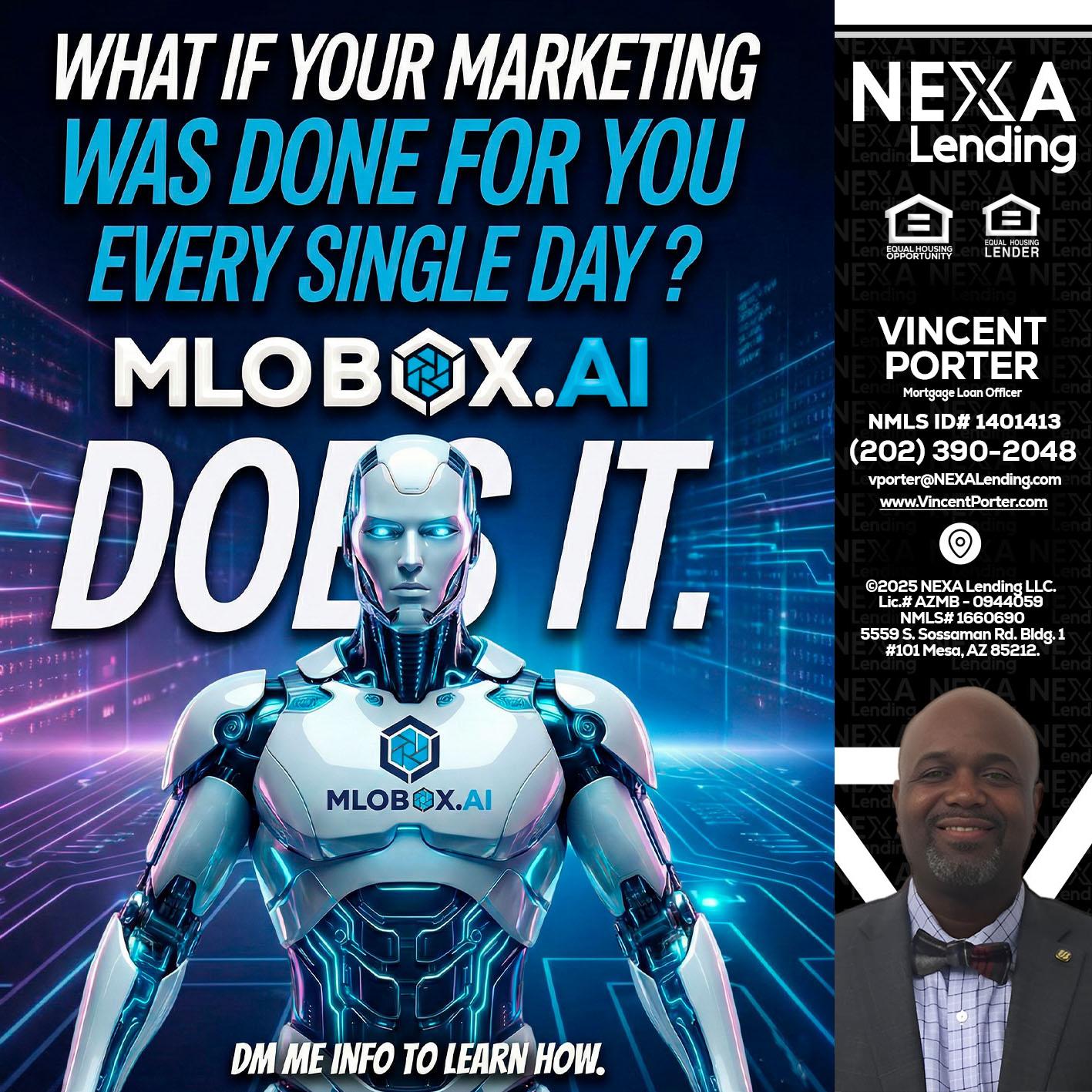 DOES IT - Vincent Porter -Mortgage Loan Officer