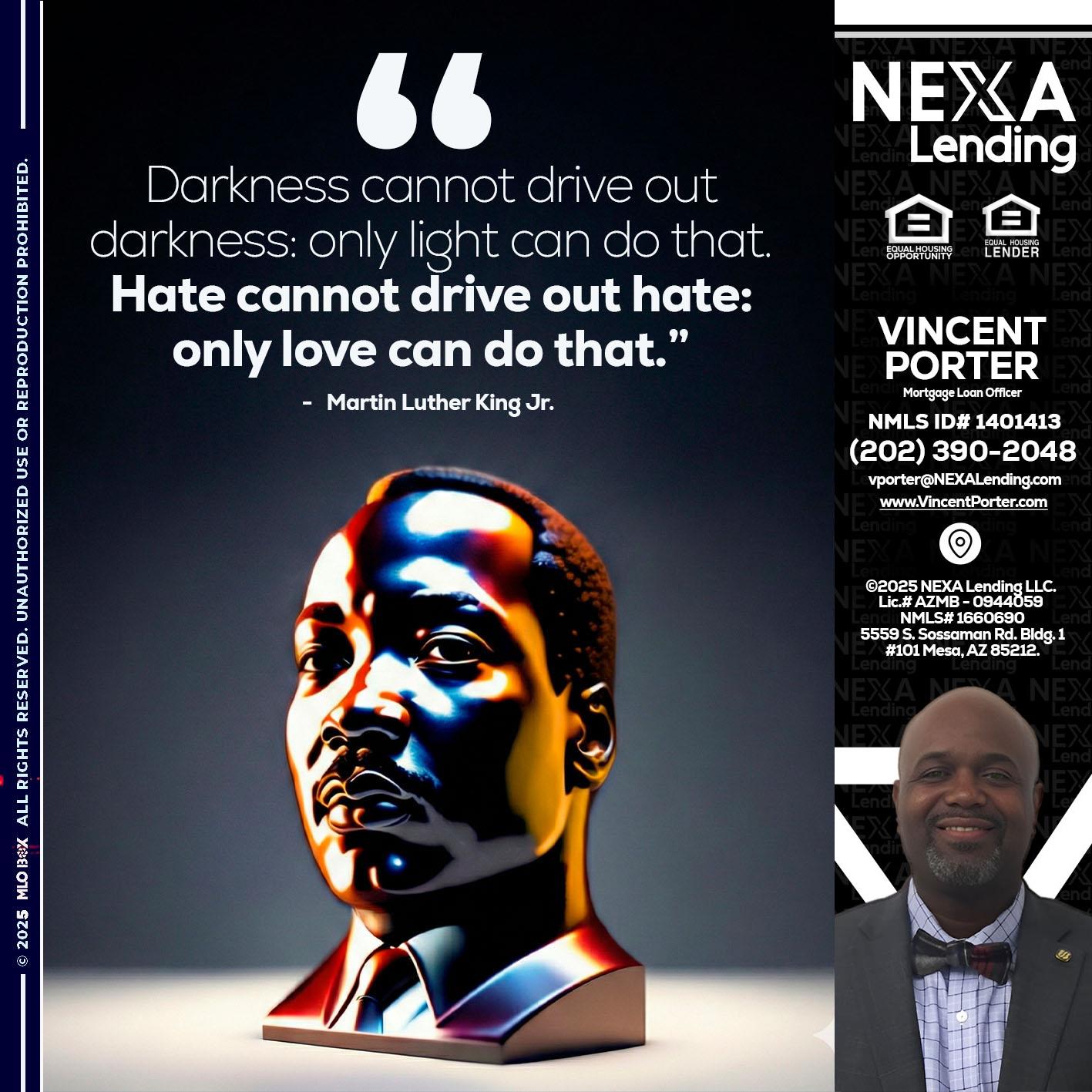 MLK 2026 - Vincent Porter -Mortgage Loan Officer