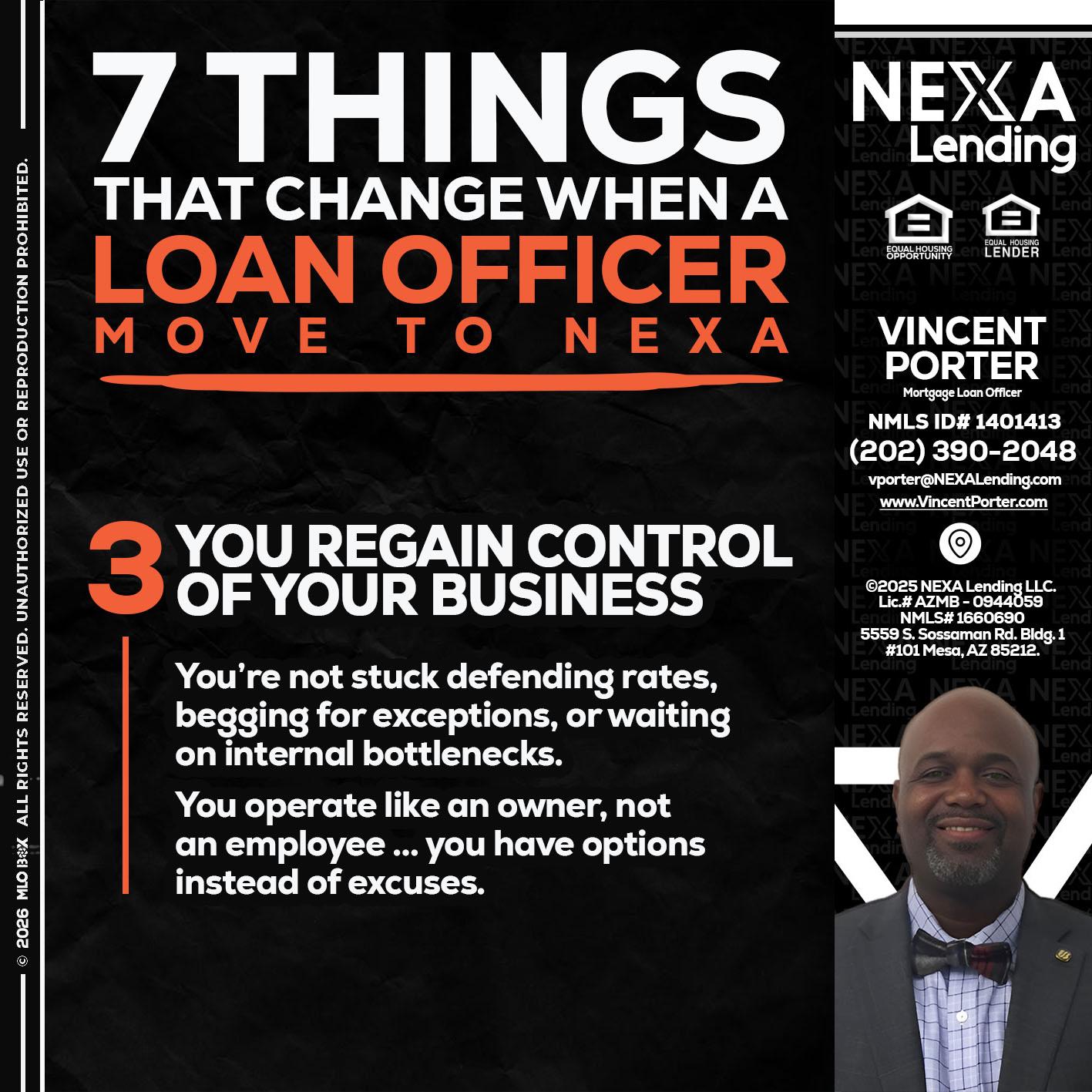 7 things (3) - Vincent Porter -Mortgage Loan Officer