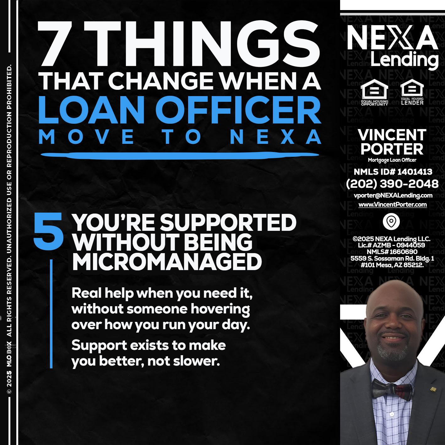 7 THINGS (5) - Vincent Porter -Mortgage Loan Officer