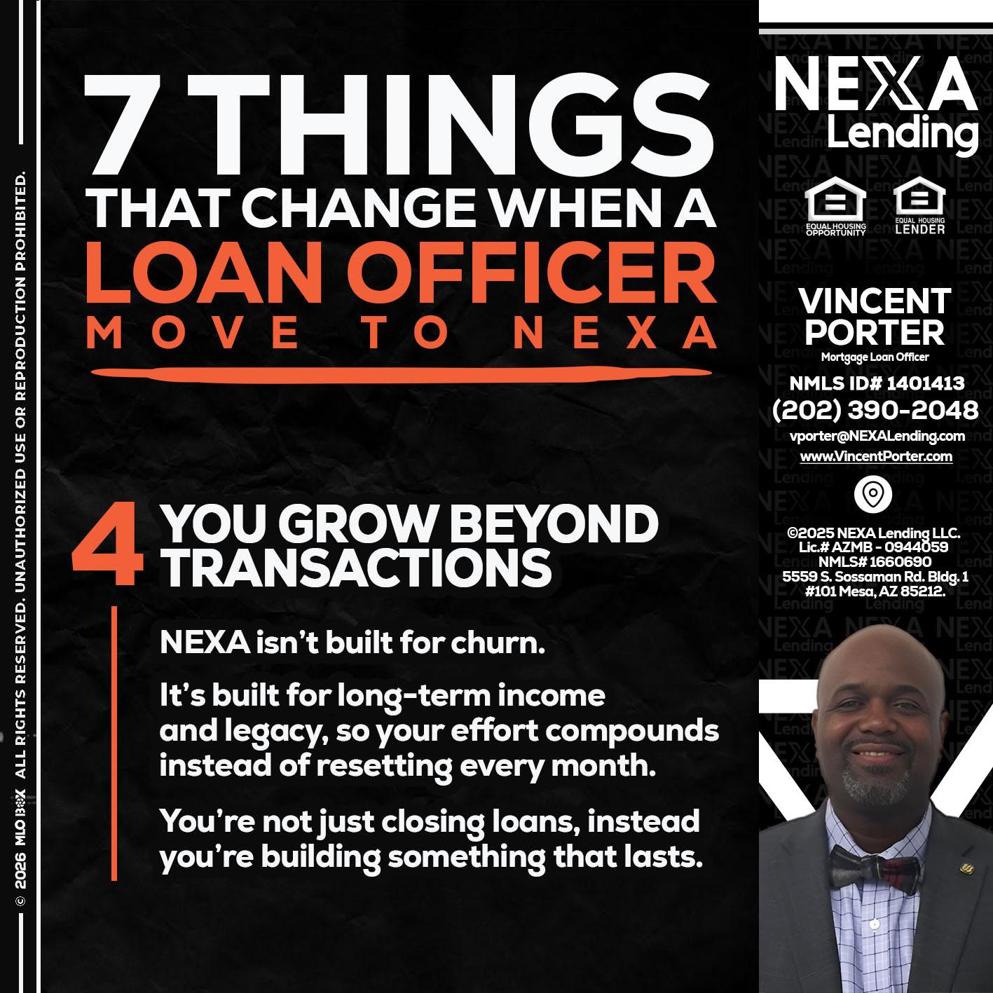 7 THINGS (4) - Vincent Porter -Mortgage Loan Officer