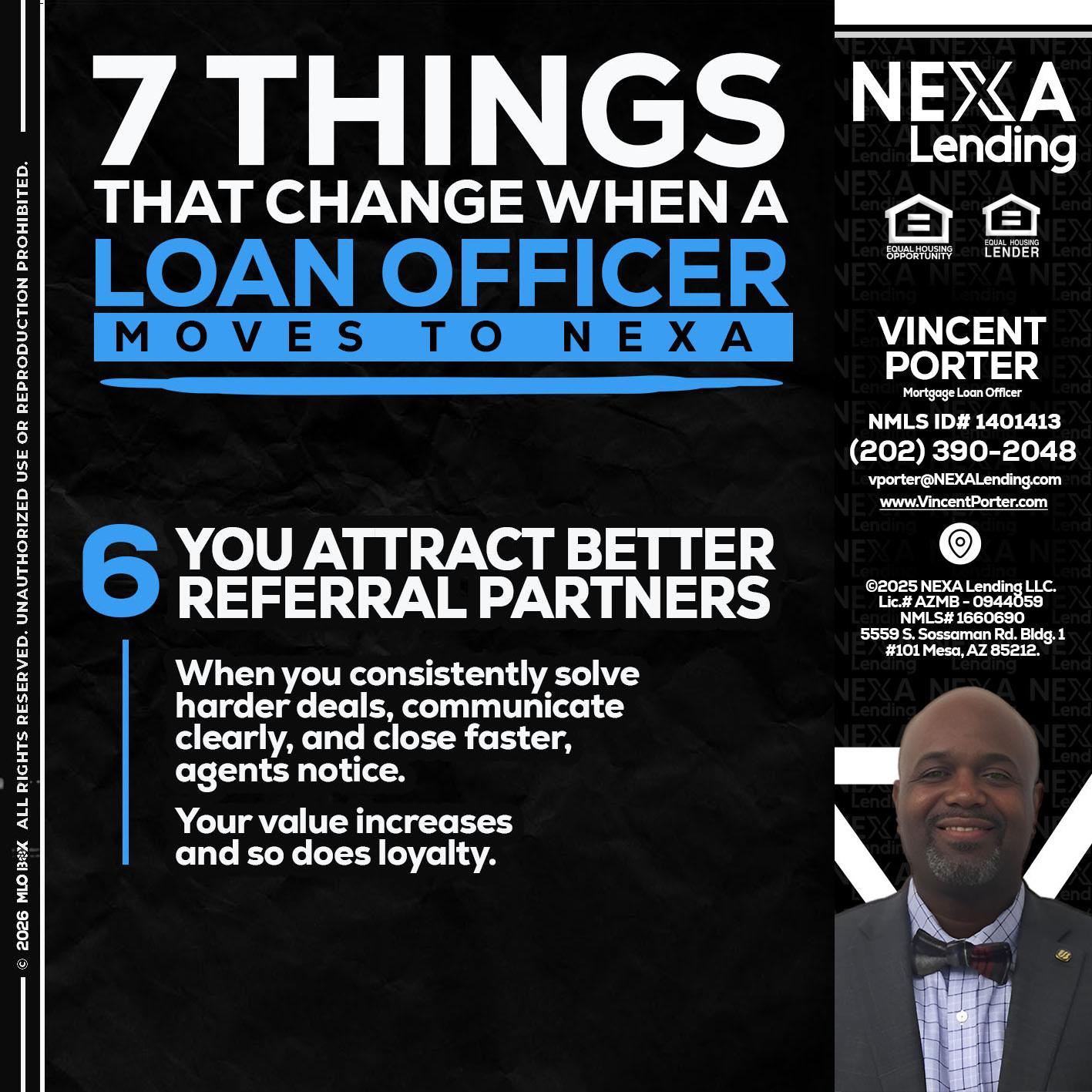 7 THINGS (6) - Vincent Porter -Mortgage Loan Officer