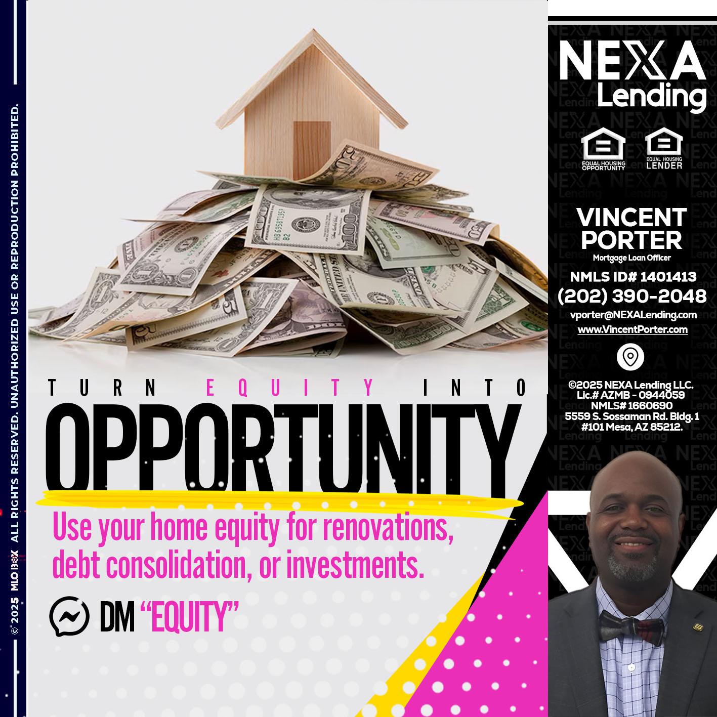 opportunity - Vincent Porter -Mortgage Loan Officer