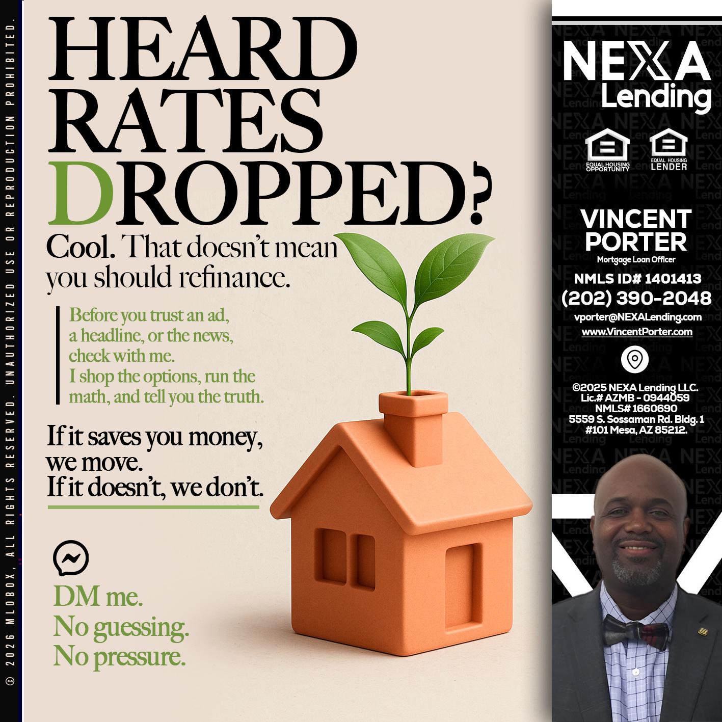HEARD RATES - Vincent Porter -Mortgage Loan Officer