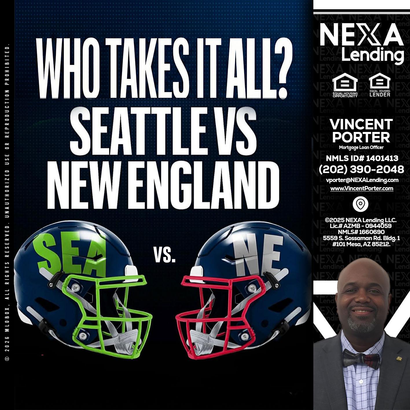 WHO TAKE IT ALL? - Vincent Porter -Mortgage Loan Officer