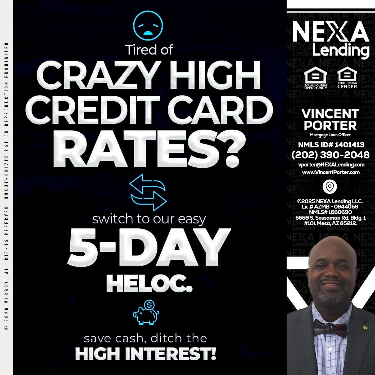 CRAZY HIGH - Vincent Porter -Mortgage Loan Officer