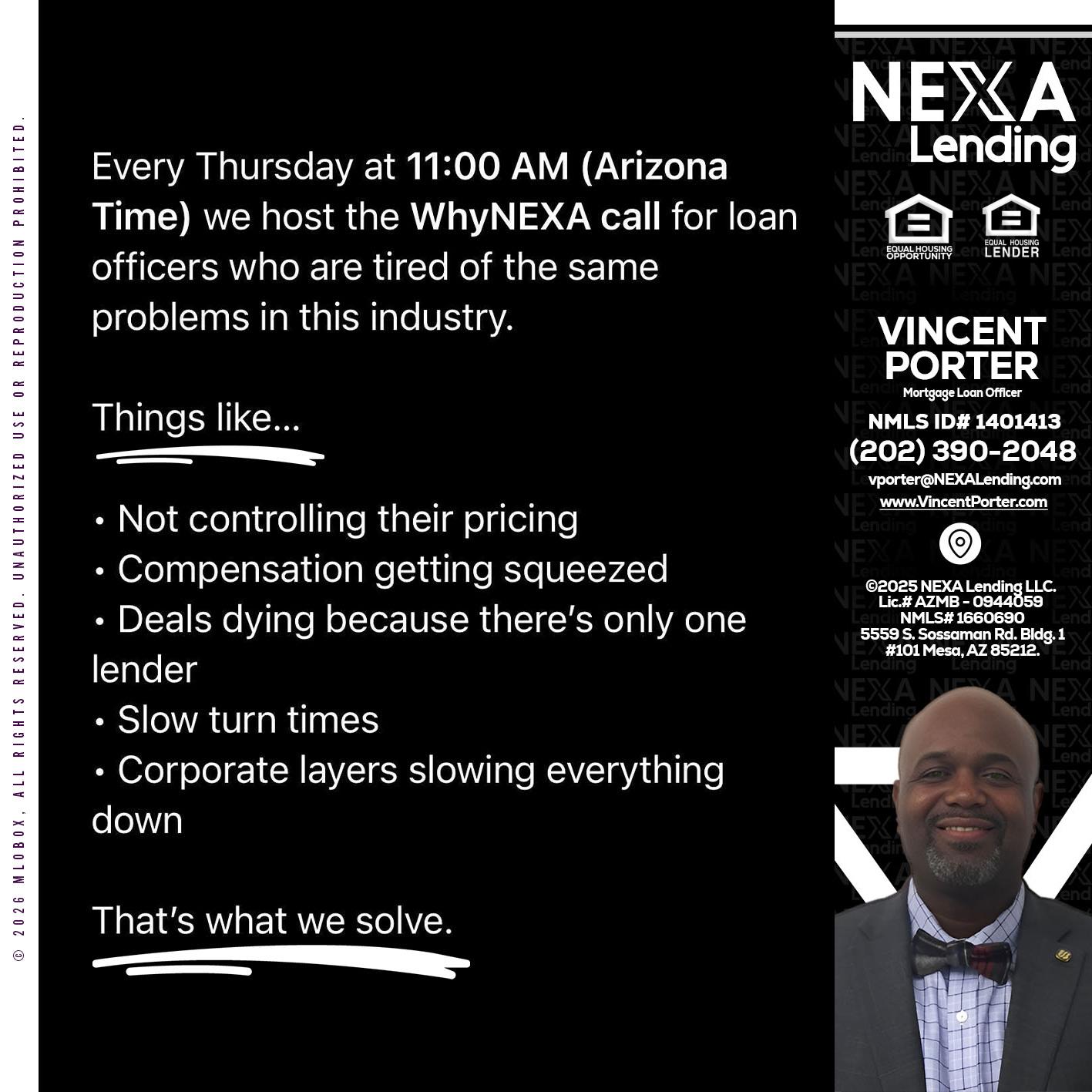 WHY NEXA - Vincent Porter -Mortgage Loan Officer