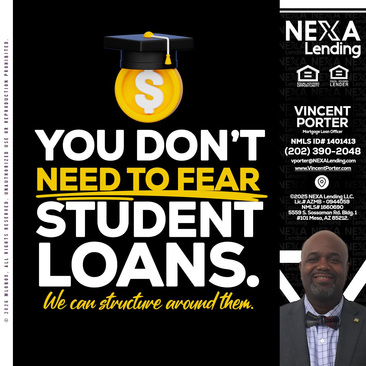 YOU DONT NEED - Vincent Porter -Mortgage Loan Officer