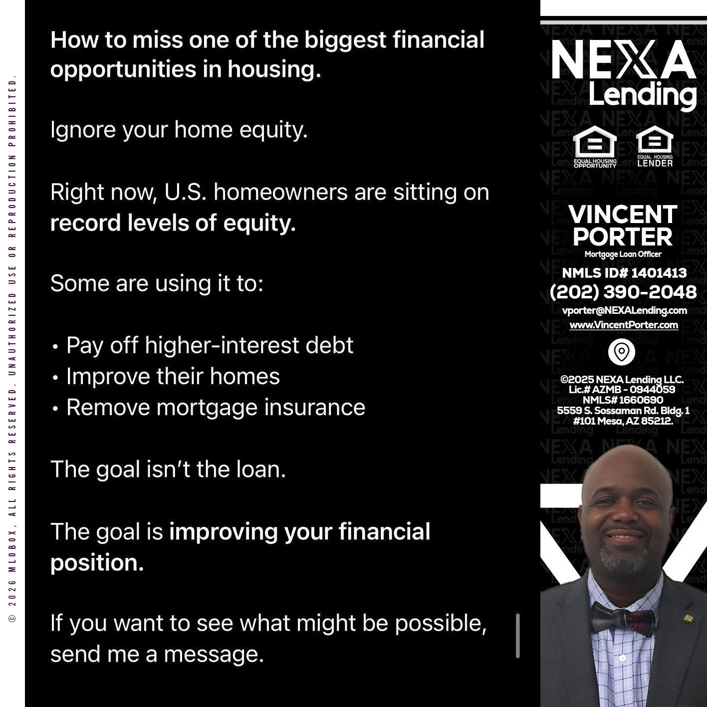 how to miss - Vincent Porter -Mortgage Loan Officer