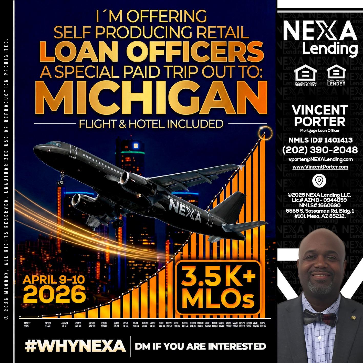 3.5K - Vincent Porter -Mortgage Loan Officer