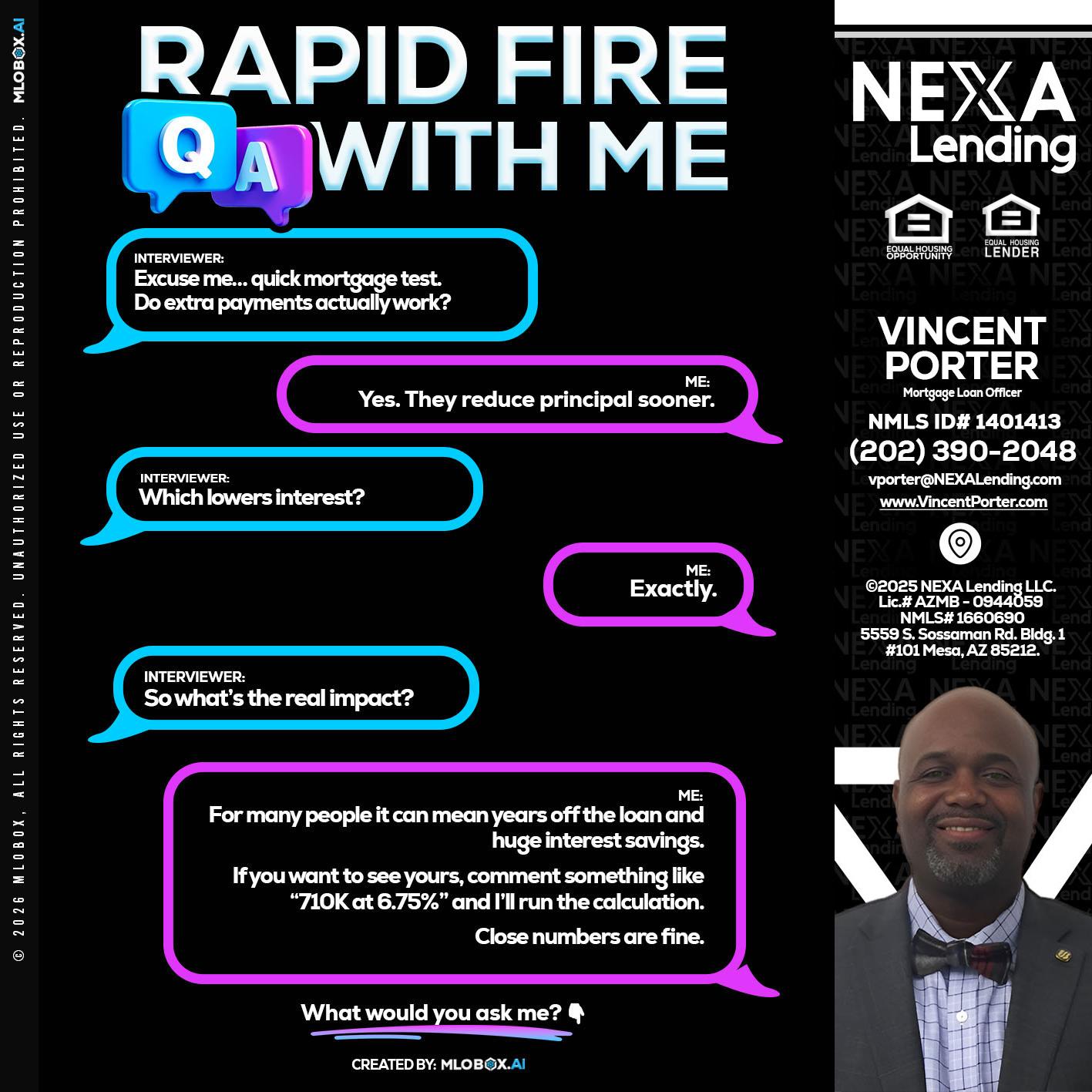 RAPID QA - Vincent Porter -Mortgage Loan Officer