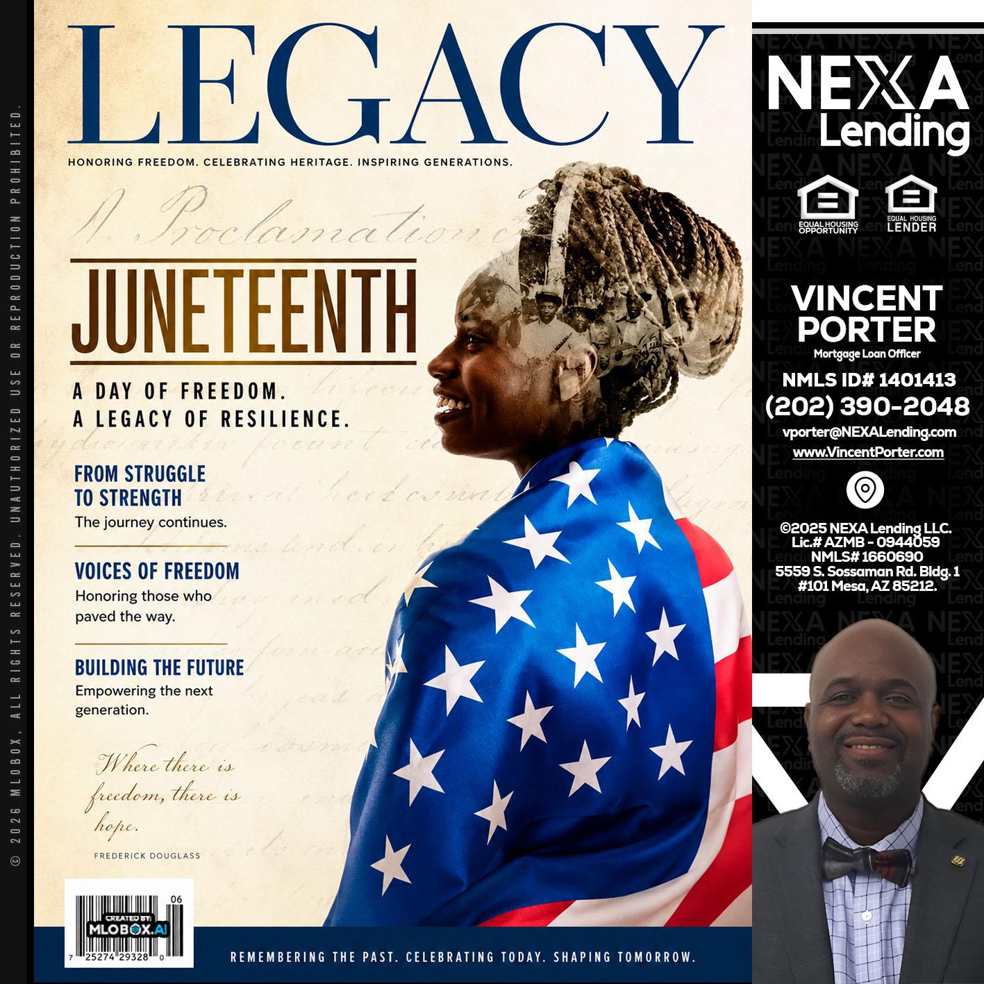 LEGACY - Vincent Porter -Mortgage Loan Officer