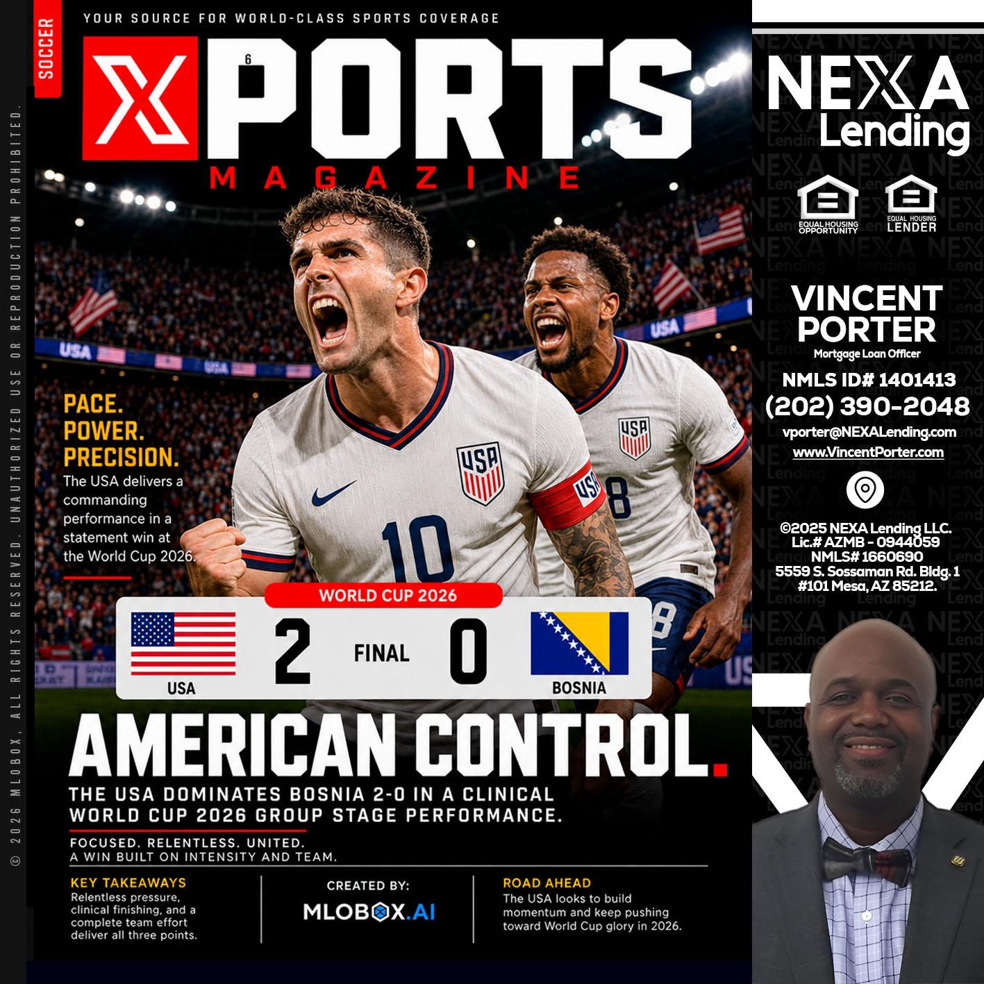 AMERICAN CONTROL - Vincent Porter -Mortgage Loan Officer